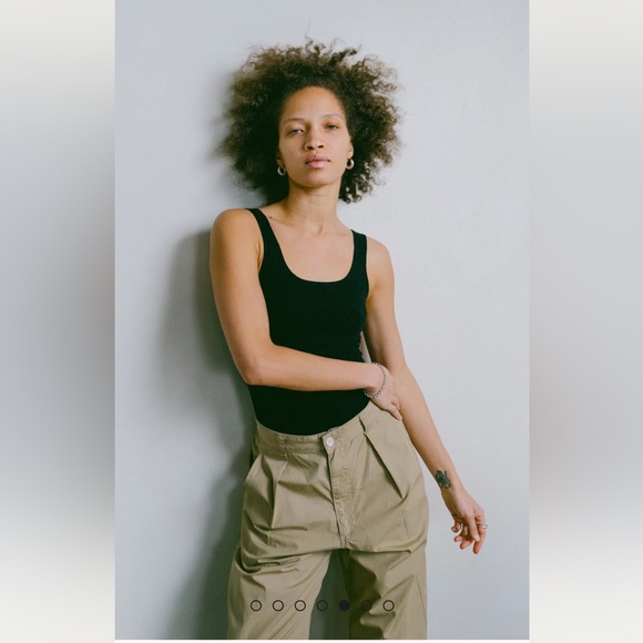 Ozma of California Poplin Field Pant, Organic Poplin, Khaki, XS - Picture 5 of 12